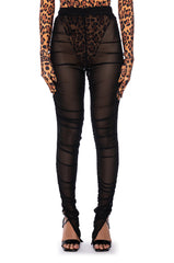 ALL ABOUT ME RUCHED MESH LEGGING