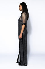 ALL EYES SPARKLE MAXI DRESS
