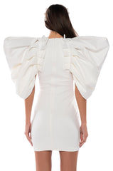 ANNIKA STATEMENT SLEEVE MINI DRESS