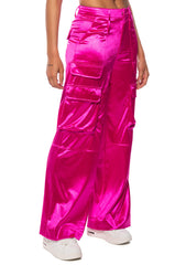 ASTRA WIDE LEG CARGO IN PINK