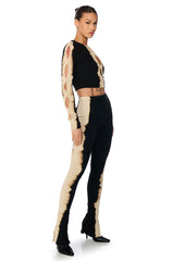 AVERY DYED LONG SLEEVE FITTED TEE