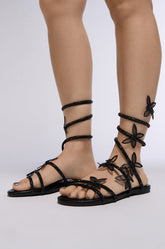 AZALEA WANG ALBUS FLAT BUTTERFLY SANDAL