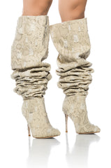 AZALEA WANG AMBIVERT THIGH HIGH BOOT IN CREAM