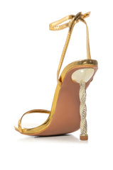 AZALEA WANG BENTINA GOLD SANDAL