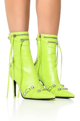 AZALEA WANG BROOKLYN GREEN BOOTIE