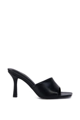 AZALEA WANG CAMILO BLACK SLIP ON SANDAL