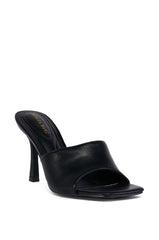 AZALEA WANG CAMILO BLACK SLIP ON SANDAL