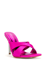 AZALEA WANG CANDID SLIP ON SANDAL IN FUCHSIA