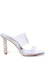 AZALEA WANG CHANTAL EMBELLISHED HEEL