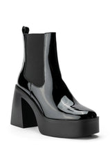 AZALEA WANG CHERRY CHUNKY BOOTIE IN BLACK