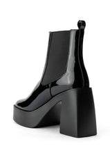 AZALEA WANG CHERRY CHUNKY BOOTIE IN BLACK