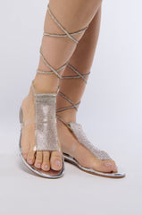 AZALEA WANG ESKEL SILVER SANDAL