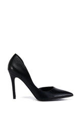 AZALEA WANG HARMONIE BLACK ASYMMETRICAL PUMP