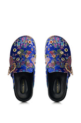 AZALEA WANG QUINBY BROCADE CLOG IN BLUE