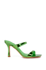 AZALEA WANG RAMIRO GREEN METALLIC SANDAL