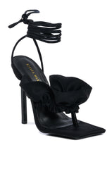 AZALEA WANG BLACK STILETTO SANDAL