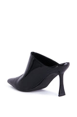 AZALEA WANG SAKURA BLACK MULE PUMP