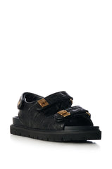 AZALEA WANG SANDIE BLACK SANDAL