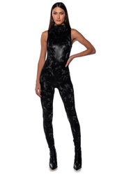 CHROME LOVE METALLIC JUMPSUIT