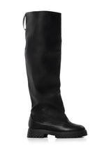 CITY OF GOD BLACK FLAT BOOT