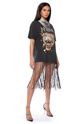 DEF LEPPARD FRINGE DRESS