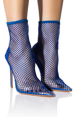 ROSALIA MESH BOOTIE IN BLUE