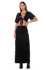 FIELD OF DREAMS CARGO MAXI SKIRT
