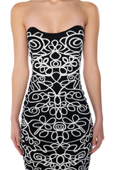 FOLLOW YOUR HEAR KNIT MIDI DRESS