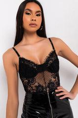 GISELE LACE CUP BODYSUIT