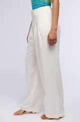 GIVE THEM CLASS PLEATED STRAIGHT LEG TROUSER