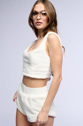 GOT MY FUR ON TANK TOP