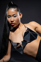 I'D BE JEALOUS TOO METAL BRA TOP