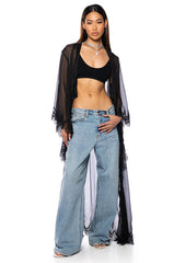 NICOLE VINTAGE LOW RISE LIGHT DENIM JEAN