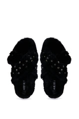 AZALEA WANG MELONIE BLACK SANDAL