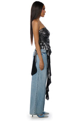 NONSTOP RUCHED TUBE TOP