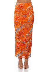 ON THE SHORE MIDI SKIRT