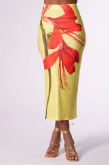 PARADISE FOUND MIDI SKIRT