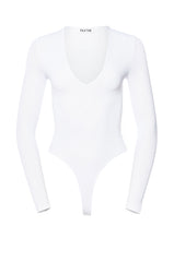 PAXTON NEW CLASSIC LONG SLEEVE DEEP V BODYSUIT