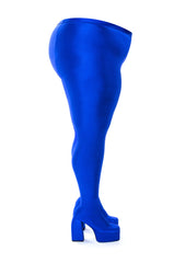 AZALA WANG HEYHEY DISCO STRETCH CHUNKY PLUS PANT BOOT IN FUCHSIA