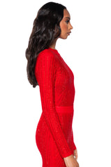 QUEEN OF LOVE RHINESTONE BODYSUIT