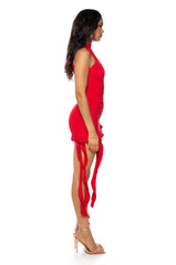 SHES ALL THAT RUFFLE MINI DRESS