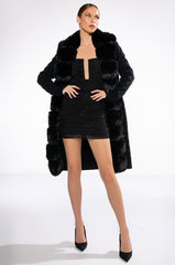 SHOW BUSINESS STRAPLESS PLUNGE EMBELLISHED MINI DRESS