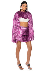 SPRING EDIT TINSEL BOLERO