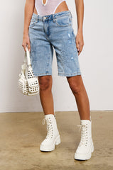 STRAIGHT TO THE DESERT DENIM SHORT