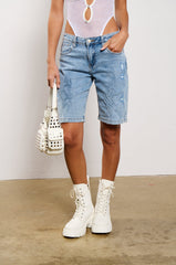 STRAIGHT TO THE DESERT DENIM SHORT