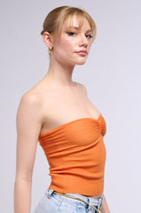 SUMMER ENERGY KNIT TUBE TOP