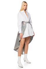 TALK TO ME NICE METALLIC SKIRT BELT