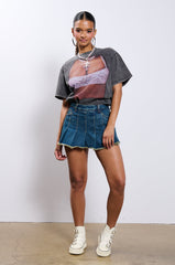 THATS LIFE DENIM SKORT