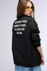 THE GOSSIP YOU HEARD WINDBREAKER BOMBER