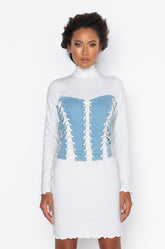 TIE ME UP LACED CORSET